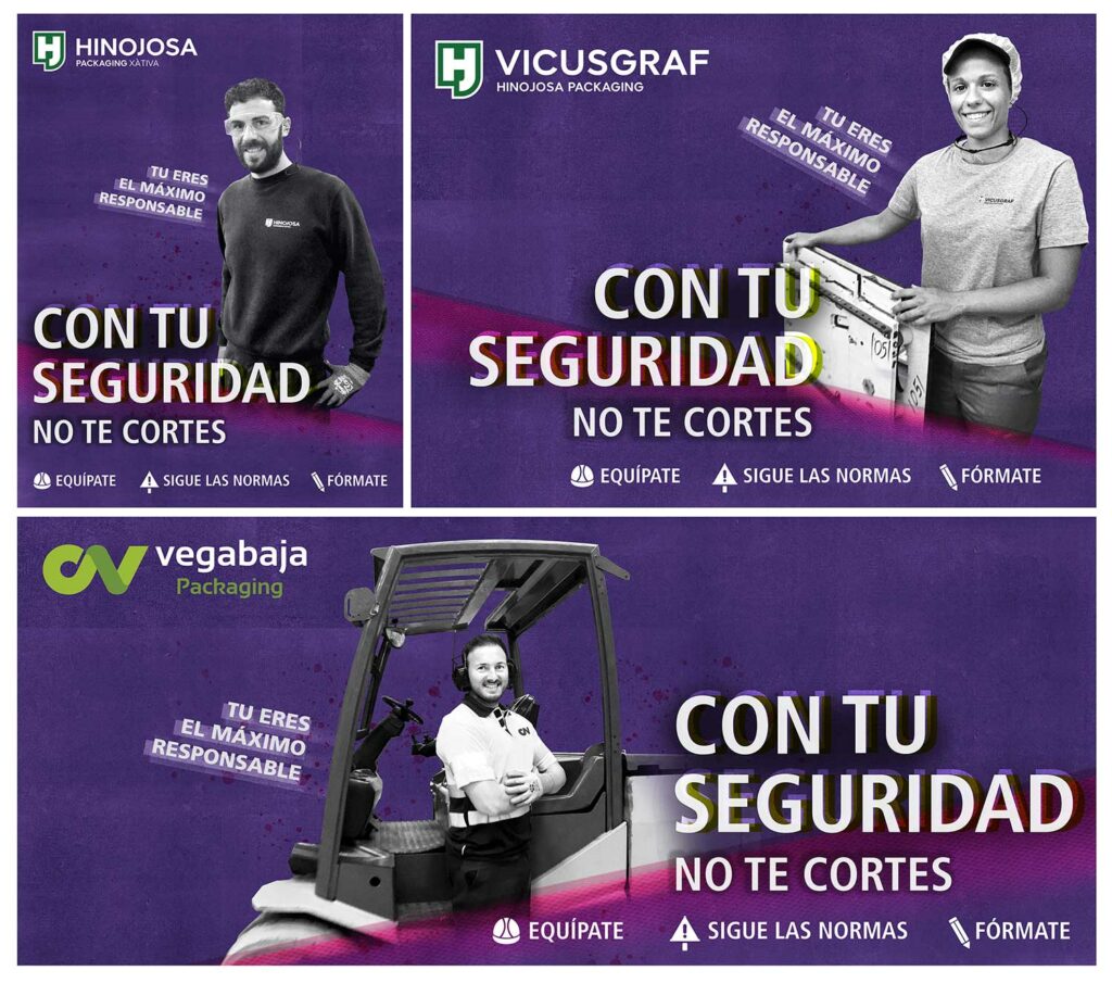 Campaña seguridad No te cortes de Hinojosa